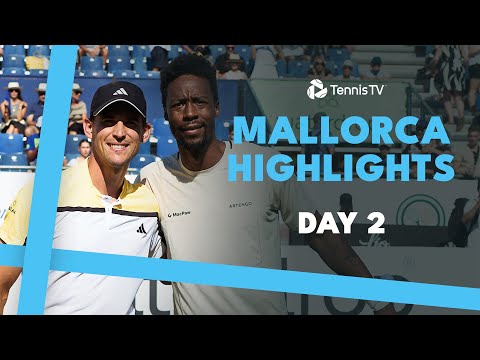 Thiem Takes On Monfils; Fognini & More Feature | Mallorca 2024 Day 2 Highlights