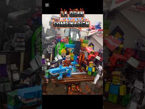 cómo hacer un papercraft de la gran combinación😱#brainrot#minecraft#papercraft#meme