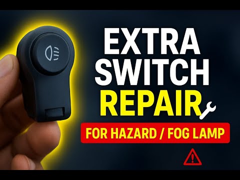 How to fix (repair) any switch/hazard switch/extra switch