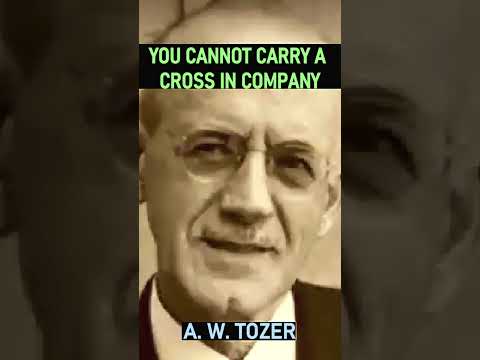 You Cannot Carry a Cross in Company - A. W. Tozer / Classic Christian Audio Book #shorts #christians