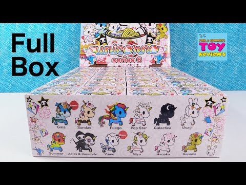 Tokidoki Unicornos Series 6 Full Case Blind Box Figure Opening | PSToyReviews - UCZdJCx_zEqvOI7RFG-mWmuw