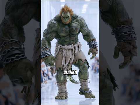 Street Fighter Characters Show Off Their Muscles on the Runway 💪🔥 #streetfighter