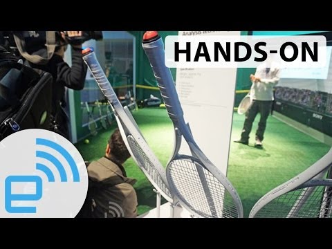 Sony tennis sensor at CES 2014 | Engadget - UC-6OW5aJYBFM33zXQlBKPNA