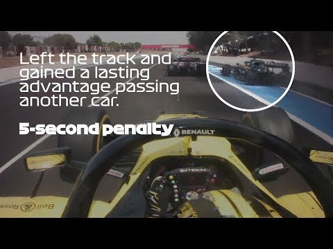 Why Ricciardo Received Two Penalties | 2019 French Grand Prix