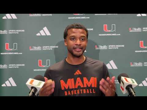 Miami Hurricanes coach Jai Lucas Oct. 20