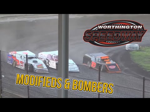 Bomber &amp; Modified | Worthington Speedway | 5-28-2022 - dirt track racing video image