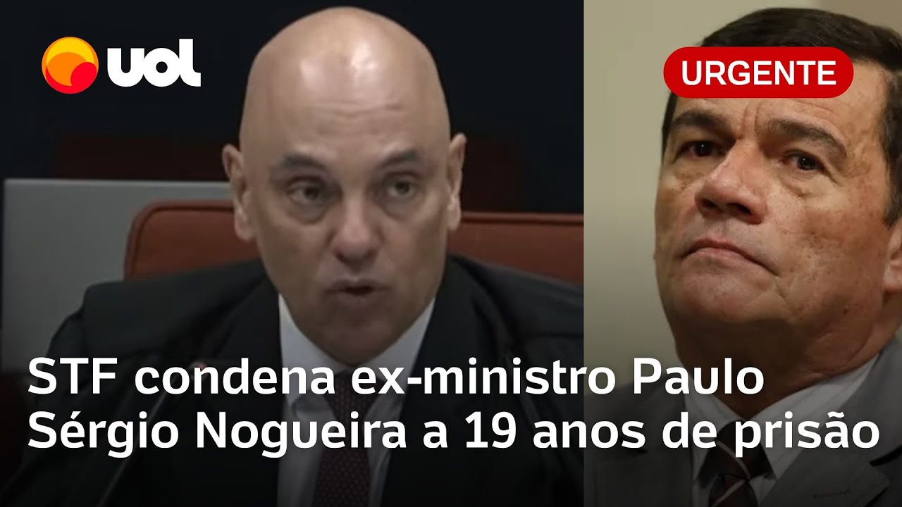 STF condena ex ministro Paulo Sérgio Nogueira a 19 anos de prisão por trama golpista