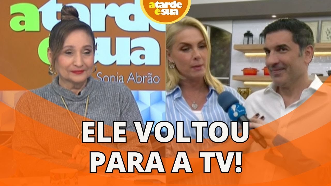 Ao lado de Ana Hickmann Edu Guedes faz convite especial para Sonia Abrão