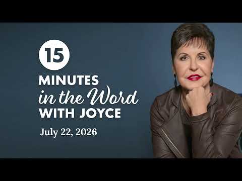 Right and Wrong Mindsets – Pt 3 | 15 Minutes In The Word with Joyce Meyer