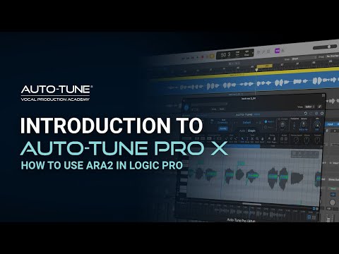 Auto Tune Pro X Tutorial Video | How To Use ARA2 in Logic Pro