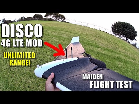 Parrot DISCO Unlimited Control Range! - 4G LTE Mod Flight Test In-Depth  - UCVQWy-DTLpRqnuA17WZkjRQ