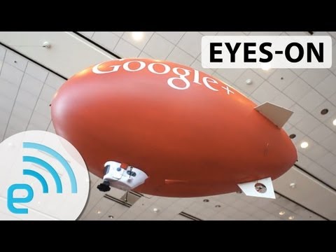 Google AirShow streams I/O live from several RC blimps | Engadget at Google I/O 2013 - UC-6OW5aJYBFM33zXQlBKPNA