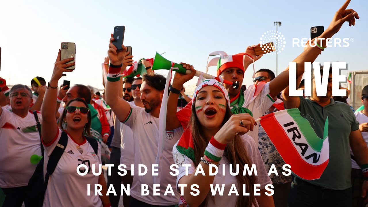 LIVE: Fans leave stadium after Iran beats Wales 2-0 in #FIFAWorldCup game