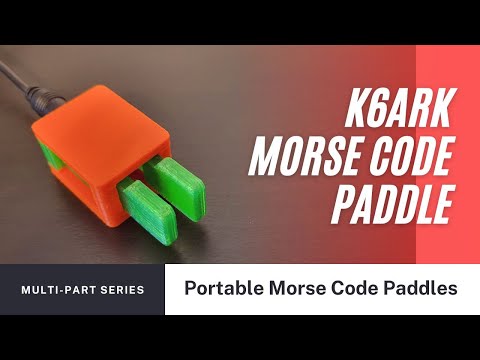 K6ARK Morse Code Paddle / CW Key