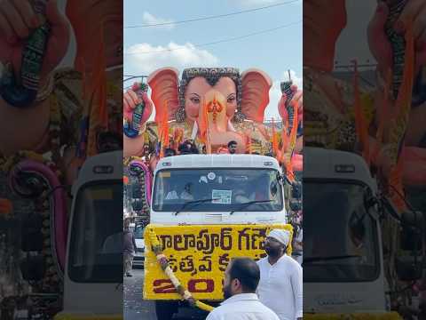 #balapurganesh2025 at #mjmarket #hyderabad #visarjan #balapur #ganapatibappamorya #ganeshchaturthi