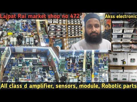 All class D amplifier, modules, sensors, Robotic parts,drone parts, battery etc | Lajpat Rai Market. - UCMzJJZgW9OOLWsDHOHuuxgw