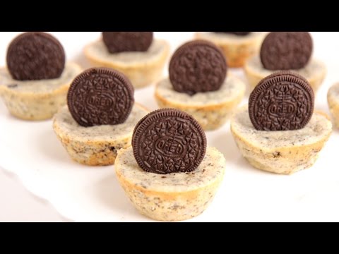 Mini Oreo Cheesecake Recipe - Laura Vitale - Laura in the Kitchen Episode 799 - UCNbngWUqL2eqRw12yAwcICg