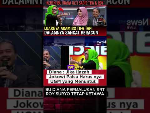 MOMEN TAK TERDUGA! BU DIANA BICARA PEDAS, ROY SURYO TETAP SENYUM