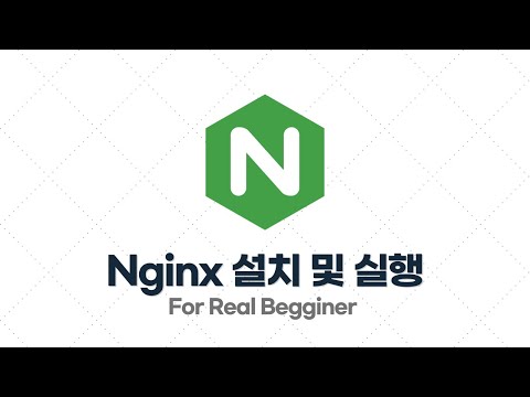 Nginx 입문·실전 - 1.3. Nginx 설치 및 실행하기