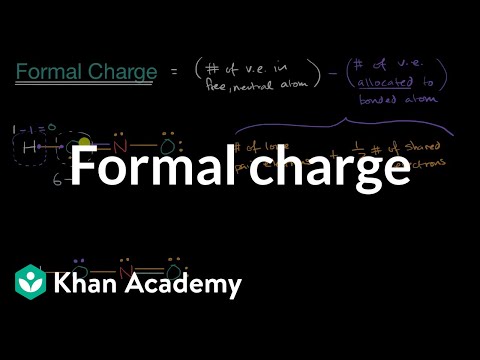 Formal charge | Molecular and ionic compound structure and properties | AP Chemistry | Khan Academy