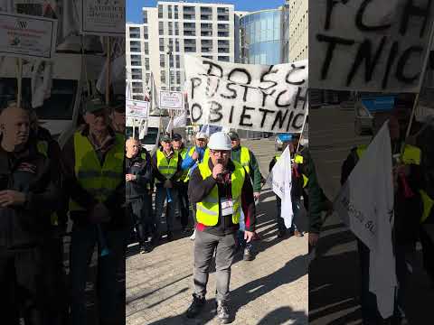 Protest górników z Katowickiego Węgla. Pracownicy od grudnia są bez wypłat