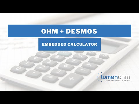 How to Configure the Desmos Embedded Calculator for a Single Question and Sets of Questions