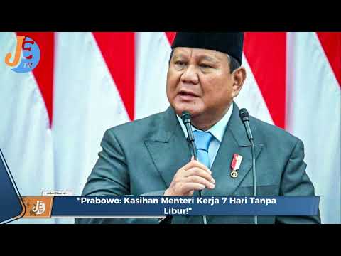Prabowo Kasihan dengan Menteri yang Kerja 7 Hari Sepekan Tanpa Libur