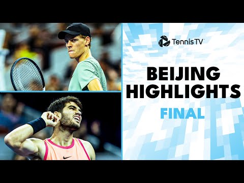 Jannik Sinner vs Carlos Alcaraz For The Title! 🏆 | Beijing 2024 Final Highlights