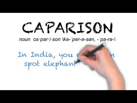 How to Pronounce 'CAPARISON' - English Pronunciation