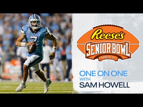 Sam Howell at the Senior Bowl | 1-on-1 Interview video clip