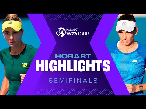 Semifinals Day In Hobart With Mertens & Avanesyan In Action | WTA Match Highlights