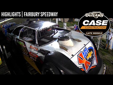 World of Outlaws CASE Construction Late Models | Fairbury Speedway | July 26, 2024 | HIGHLIGHTS - dirt track racing video image