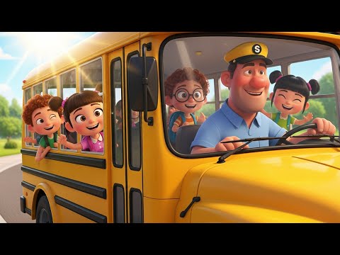 Round and Round the School Bus | @KoKo Fun  Nursery Rhymes & Kids Songs #goroundandround #bussong
