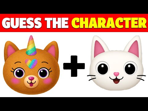 GUESS THE🎀🏠GABBY'S DOLLHOUSE CHARACTERS BY EMOJI QUIZ! Fun Quiz! I Kico, Vera, Dj Catnip