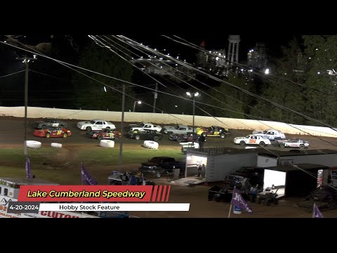 Lake Cumberland Speedway - Hobby Stock Feature - 4/20/2024 - dirt track racing video image