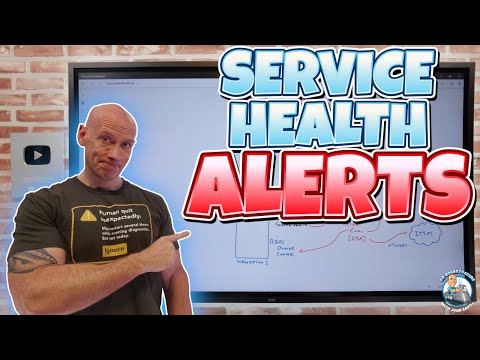 Setting up Service Health Alerts