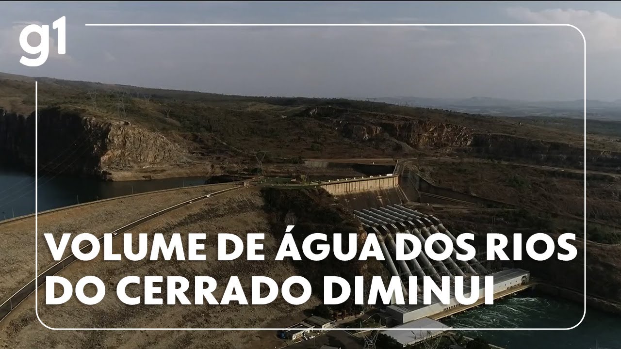 Volume de água dos rios do cerrado está diminuindo
