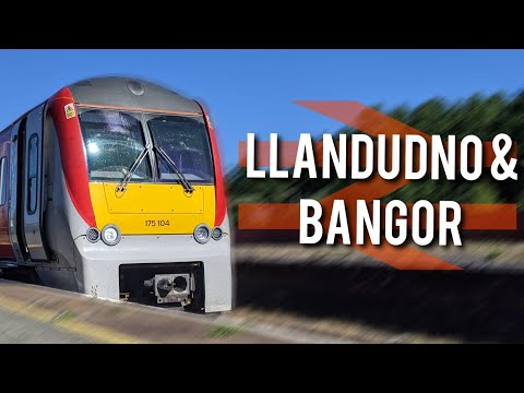 Trains at Llandudno Junction and Bangor