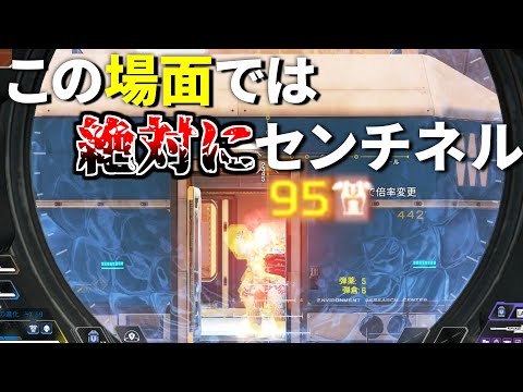 ロングボウよりセンチネルの方が圧倒的に強いと一目でわかる動画 | Apex Legends