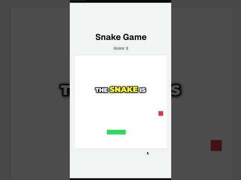 v0 Creates Snake Game in 30 SECONDS!