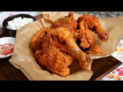 Korean Fried Chicken Market-style  (Sijang-tongdak: 시장통닭) - UC8gFadPgK2r1ndqLI04Xvvw
