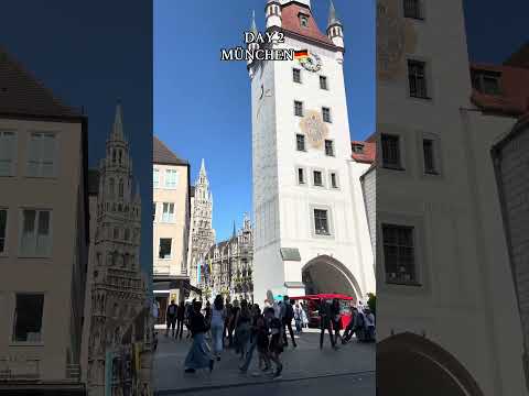 Series 3 of 4: Day trip to München 🇩🇪#travel #travelvlog #munich #germany #vacation