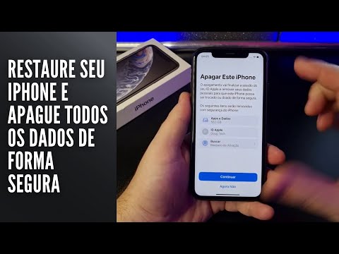 Restaure seu iPhone e apague todos os dados de forma segura