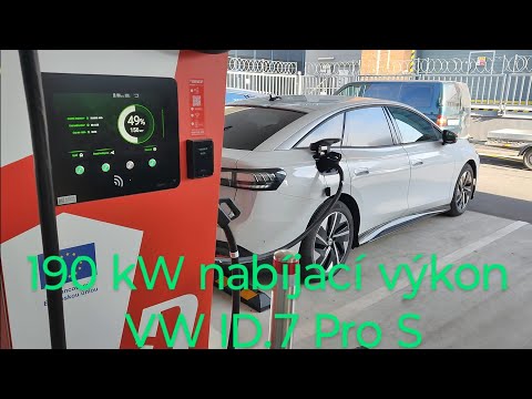 VW ID7 Pro S nabíjací výkon a iné elektromobili.