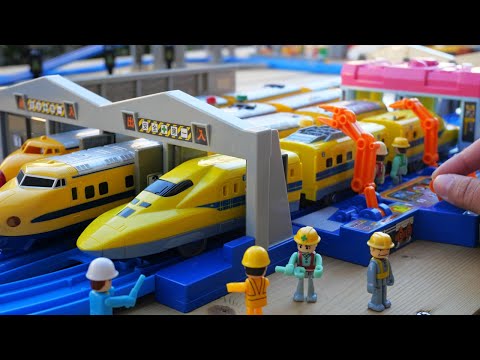 JR Doctor Yellow's train depot ☆ Maintenance station & urban station building