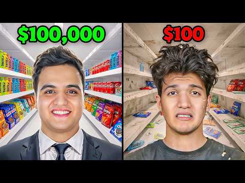 تحدي قضاء يوم كامل بـ100$ 🤯 مقابل 100,000$ 🤑 محمد ومروان ( راحو فيها ) 🤕 !