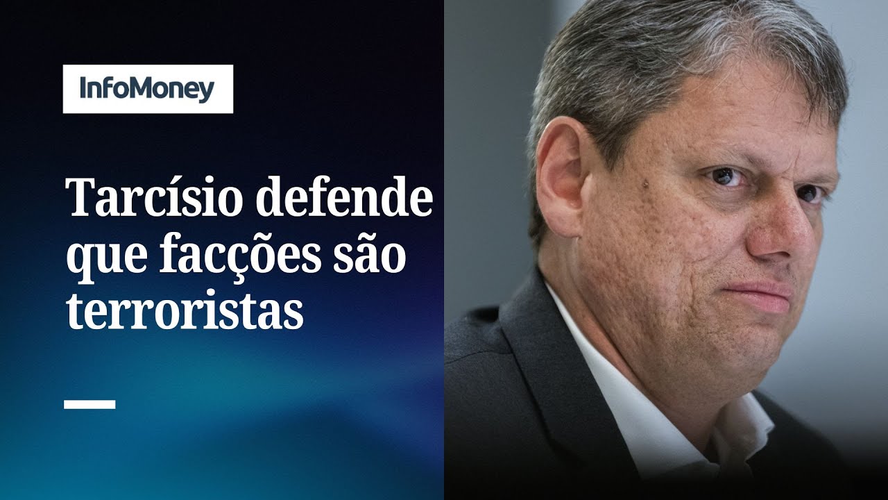 Tarcísio defende enquadrar facções como terrorismo ao comentar Projeto Antifacção | InfoMoney News
