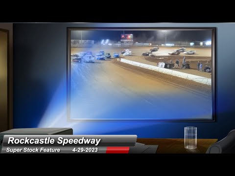 Rockcastle Speedway - Super Stock Feature - 4/29/2023 - dirt track racing video image