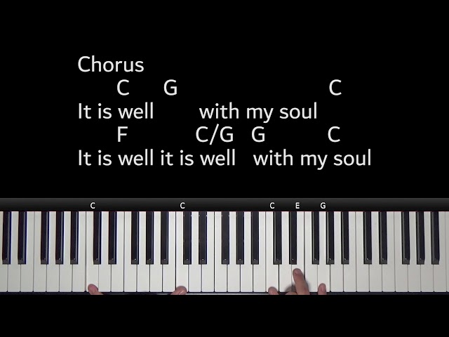 It Is Well With My Soul Sheet Music – Key of C