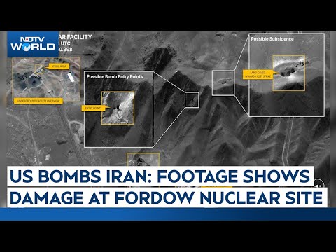 US Attacks Iran | Post-Strike Images At Fordow Nuclear Site Show Damage After US Bombed Iran
